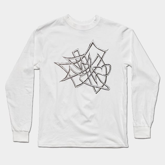 Graffiti - 8 Love Long Sleeve T-Shirt by T-850